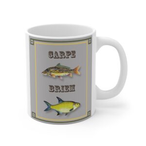 Carpe Briem - White glossy mug