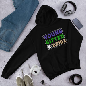 Young Unisex Hoodie Black