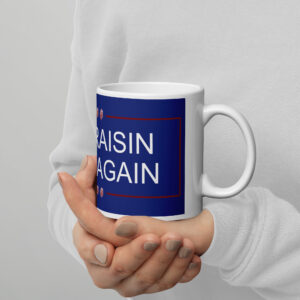 Raisin White glossy mug