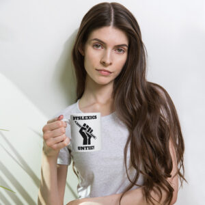 Dyslexics White glossy mug