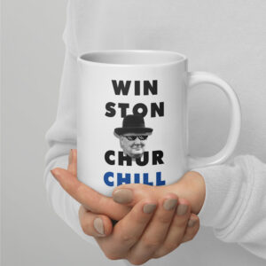 Chill White glossy mug